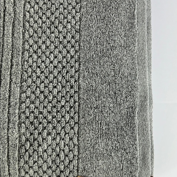 2 PC Common Thread Eco Melange BAMBOO Bath Towels Gray Oversized Zero Twist NEW - Picture 5 of 7